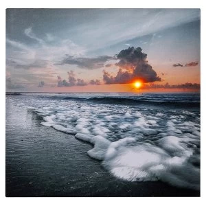 Image of Sunset LED Ocean Canvas