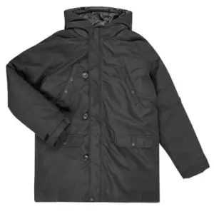 Image of Guess L0BL08-WDEH0-JBLK boys's Childrens Jacket in Black. Sizes available:8 ans,10 ans,12 ans,14 ans,16 ans,18 ans