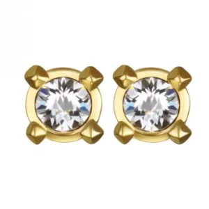 Image of Ladies Karl Lagerfeld Gold Plated Pointed Earrings