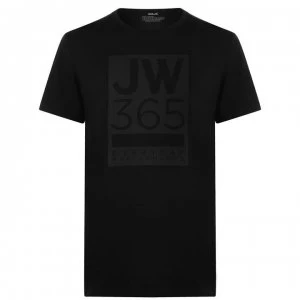 Image of Jack Wolfskin Logo T Shirt - Black 6000