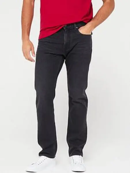 Image of Tommy Hilfiger Regular Fit Mercer Straight Jean - Nick Black - Black