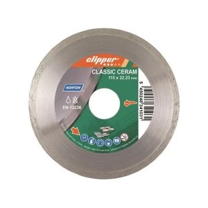 Image of Clipper Classic Ceramic Diamond Blade 115 x 22.23mm