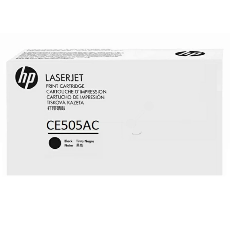 Image of HP CE505AC/05A Toner cartridge Black Contract. 2.3K pages ISO/IEC 1975