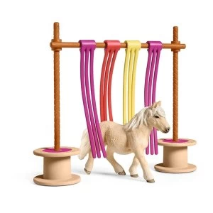 Image of SCHLEICH Farm World Pony Curtain Obstacle Toy Playset