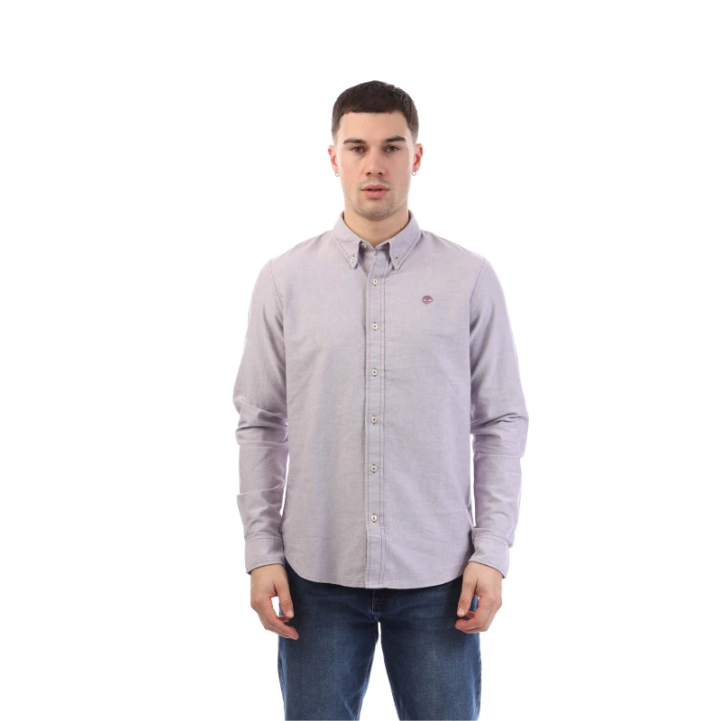 Image of Timberland Oxford Shirt Purple male M