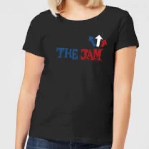 Image of The Jam Text Logo Womens T-Shirt - Black