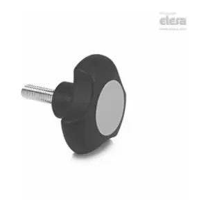 Image of Elesa - Lobe knob-VTT.32-C-p-M8x25-C3 Grey