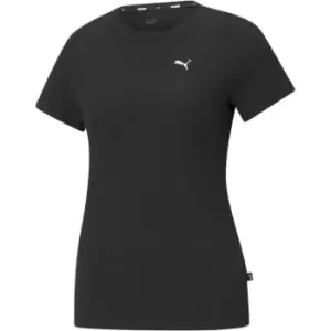 Image of Puma Essentials Small Logo T Shirt Womens - Black