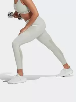 Image of adidas Techfit V-shaped Elastic 7/8 Tights, Green, Size S, Women