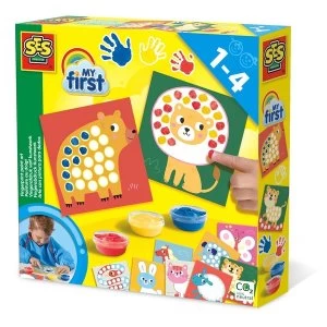 Image of SES Creative Childrens My First Fingerprint Paint Art Activity Set
