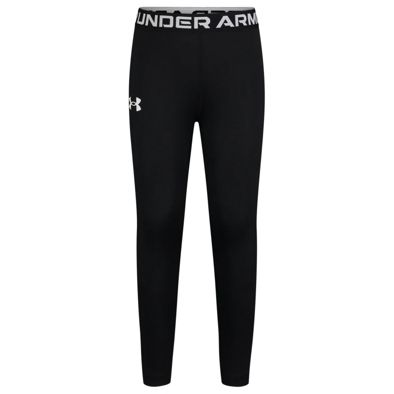 Image of Under Armour Logo Jacquard Leggings Infants - Black 2 - 3 Years