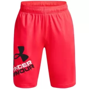 Image of Under Armour Logo Shorts - Red