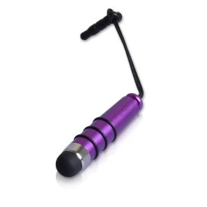 Image of YouSave Accessories Mini Stylus Pen - Purple