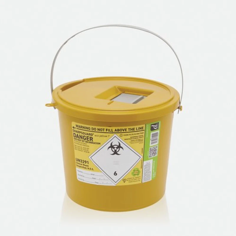 Image of Wallace Cameron Sharps Disposal Container 7L 51068 WAC80292 WAC80292