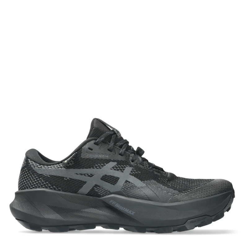 Image of Asics ASICS Trabuco 14 GTX Womens Trail Running Shoes Black/Grey female 5.5 (39)
