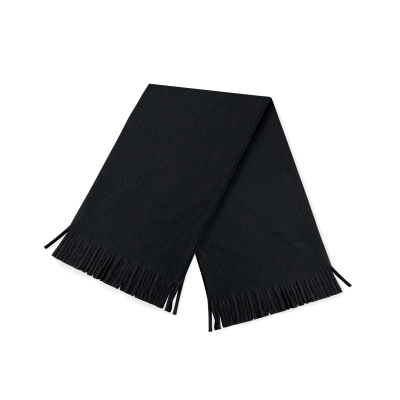 Image of Beechfield Beechfield Men Dolomite Suprafleece Scarf in Black One Size Male 5063425118816