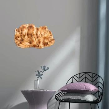 Image of Panda - Walnut Walnut Decorative Wooden Wall Accessory