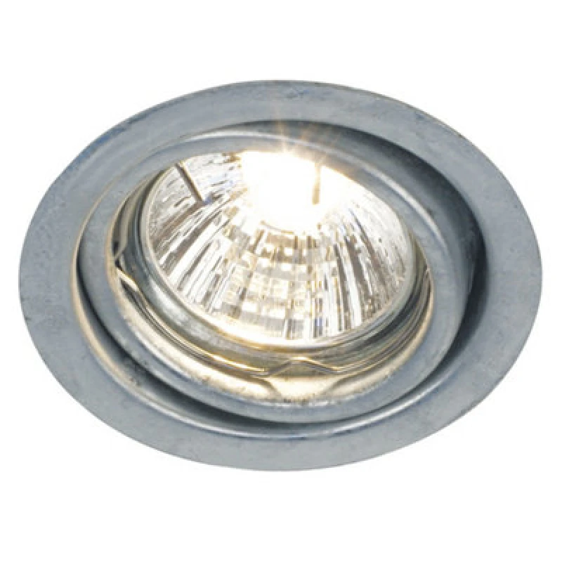 Image of Nordlux Tip Outdoor Galvanized Steel Downlight Coastal/marine Safe Silver,mains