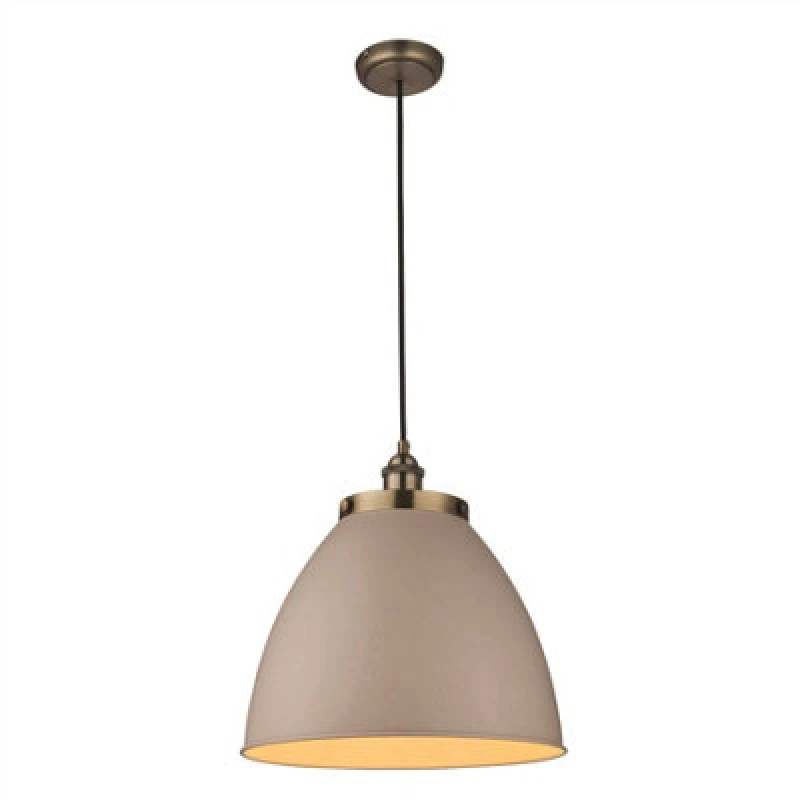 Image of Endon Endon Franklin Ceiling Pendant Light - Taupe