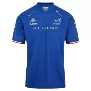 Image of 2022 Alpine Team Esteban Ocon Driver Tee (Blue)
