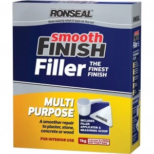 Image of Ronseal Smooth Finish Multi Purpose Interior Wall Powder Filler 1KG