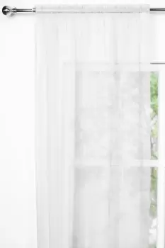 Image of Pair of Plain Voiles - Size: 140x229cm - White