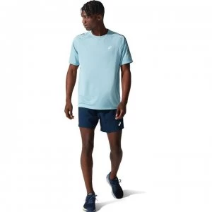 Image of Asics Icon Short Sleeve Tee Mens - Smoke Blue