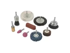 Image of Silverline 918557 Cleaning Polishing Kit 10pce 6mm