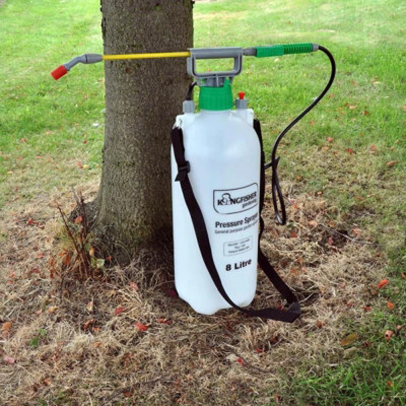 Image of Samuel Alexander 8 Litre Garden Pressure Sprayer With Shoulder Strap & Lance