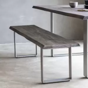 Image of Grey Wood Dining Bench - Caspian House