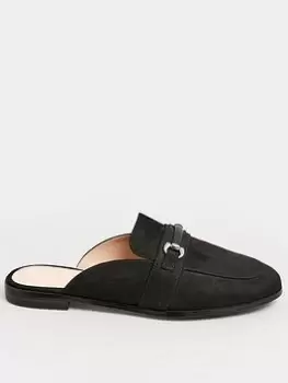 Image of Long Tall Sally Chain Mule Loafer - Black, Size 8, Women