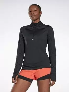 Image of Reebok Running Quarter-Zip Sweatshirt