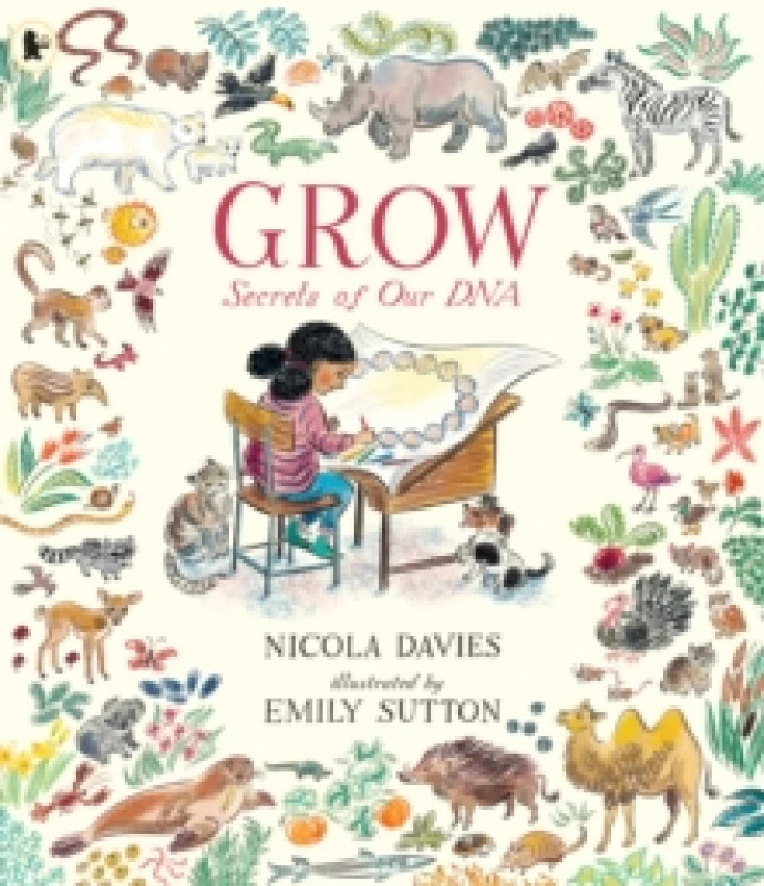 Image of Nicola Davies Grow: Secrets of Our DNA Book Multi unisex