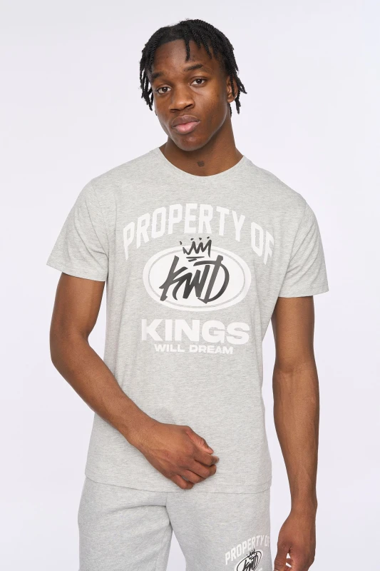 Image of Kings Will Dream Prop T-Shirt Grey male L