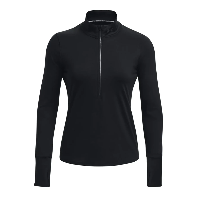 Image of Sweatshirt 1/2 zip woman Under Armour Qualifier Noir Female S