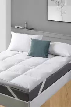 Image of 5cm Premium Goose Feather and Down Mattress Topper Enhancer