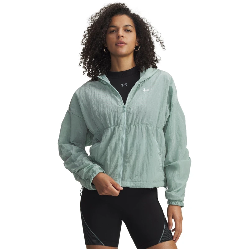 Image of Under Armour UA Rival Woven FZ Ld63 Blue/White female 10 (S)