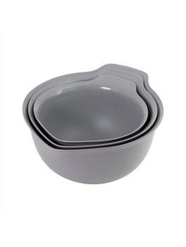 Image of KitchenAid KitchenAid Nesting Mixing Bowl Set - Charcoal Mixing Bowls 3pcs Grey 38290402000