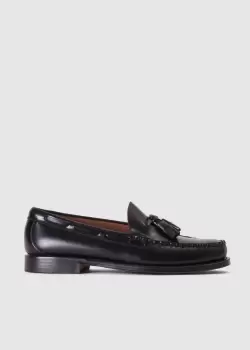 Image of G.H.Bass Mens Weejun Larkin Moc Tassle Loafer In Black