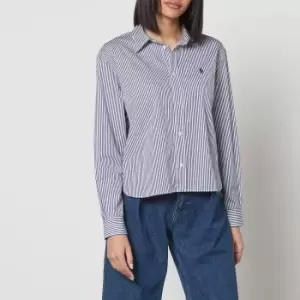 Image of Polo Ralph Lauren Striped Cotton-Poplin Shirt - XL