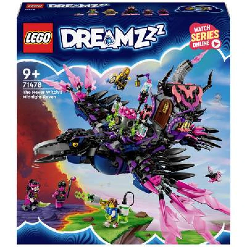 Image of LEGO LEGO DREAMZzz The Never Witch's Midnight Raven Toy Set 71478