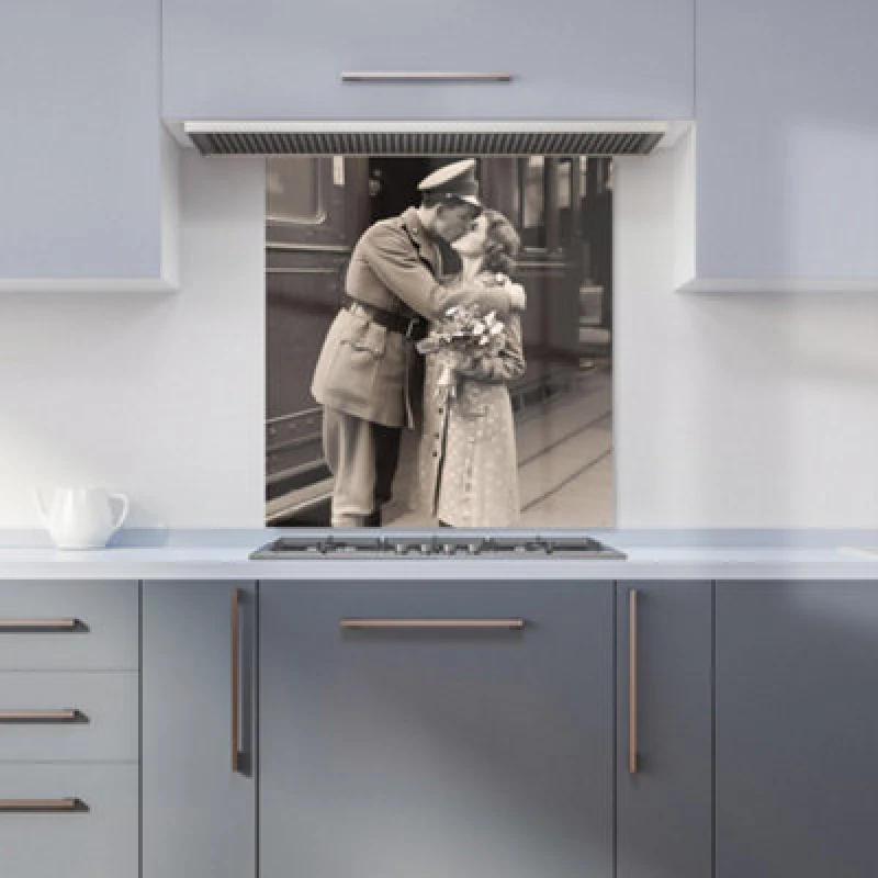 Image of Warren Reed Designer Time To Say Goodbye Kitchen Splashback