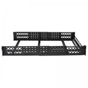 Image of StarTech 2U Fixed 19" Adjustable Depth Universal Server Rack Rail