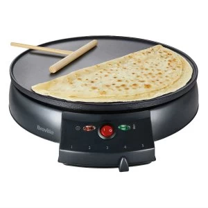 Image of Breville VTP130 1000W Traditional Crepe and Pancake Maker - Black