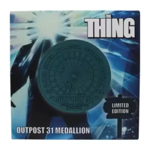 Image of Fanattik The Thing 40th Anniversary Ice Blue Limited Edition Medallion