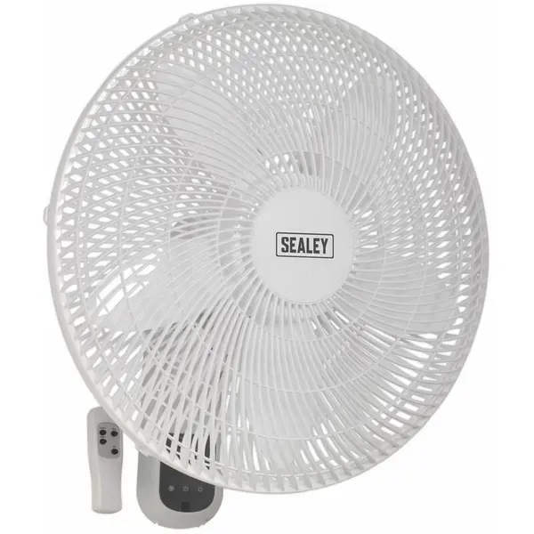 Image of Sealey SWF18WR Remote Control Wall Fan 3 Speed SWF18WR Diameter Imperial: 18"