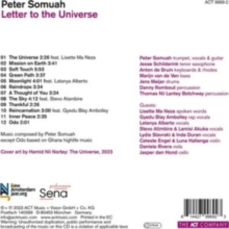Image of Letter to the Universe CD / Album