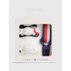 Image of Tommy Hilfiger Baby Dummy 2 Pack with Clip - White