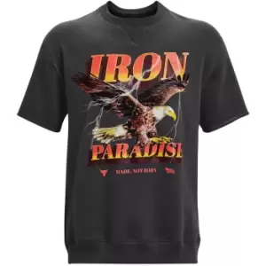 Image of Under Armour Armour Project Rock Graphic T-Shirt Mens - Grey