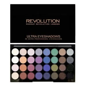 Image of Makeup Revolution 32 Eye Palette Mermaids Forever